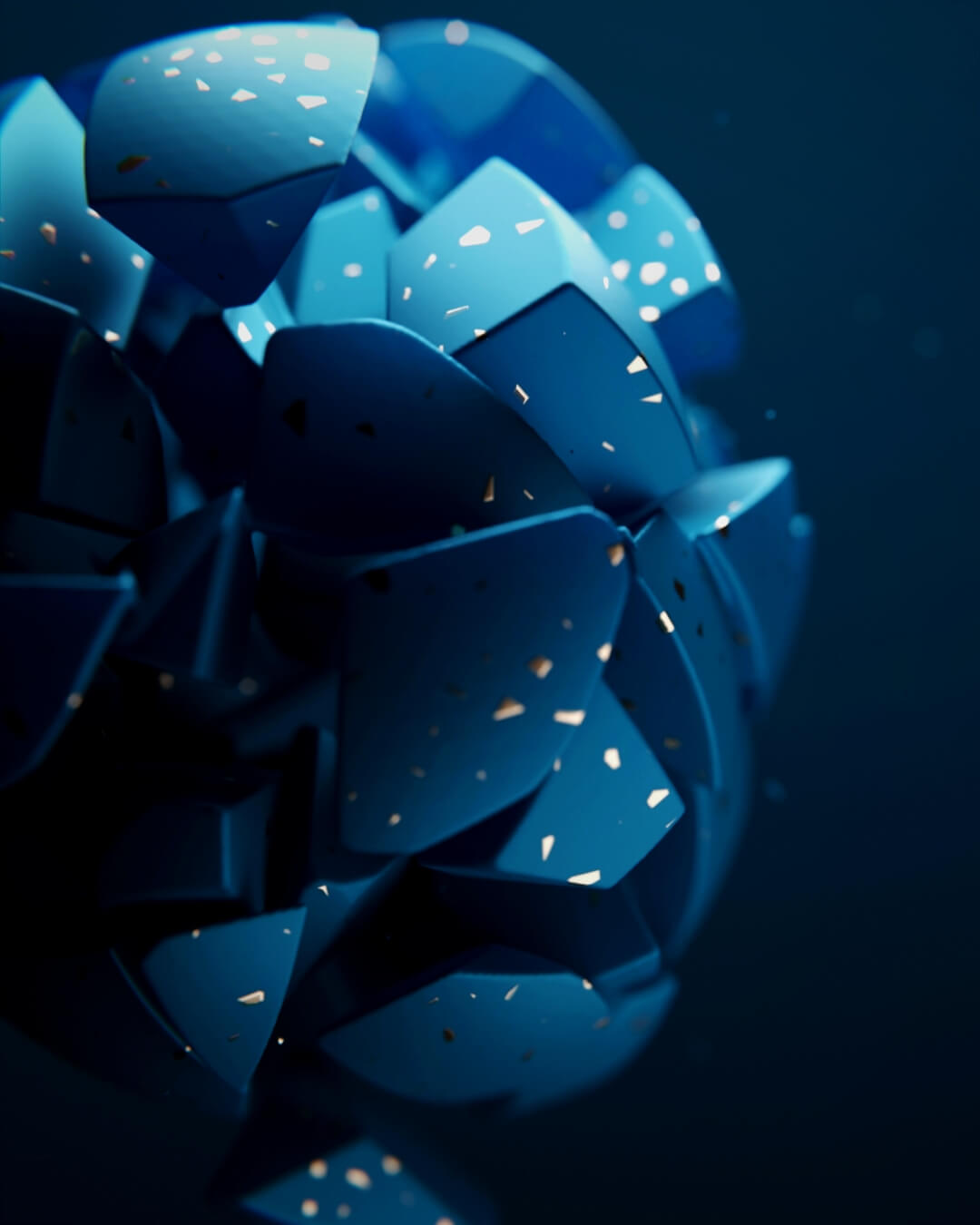 3d studio - exploration fracture materiel cgi